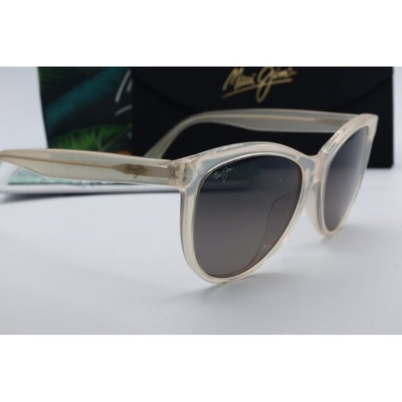 Maui Jim Glory Glory MJ 833-24S Translucent Cat Eye Sunglasses Gray polarized main image 5